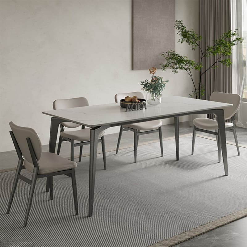 Bàn ăn mặt đá Ceramic nhập khẩu AB072