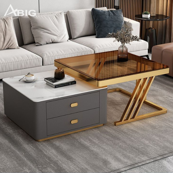 Bàn sofa đẹp mặt vuông hiện đại BT007