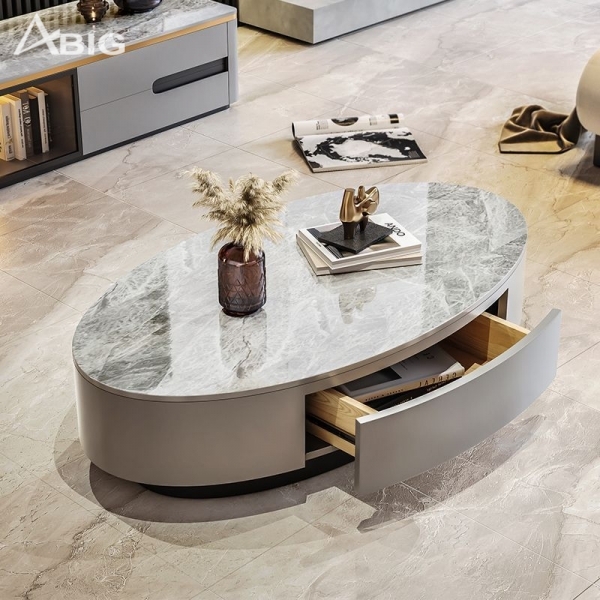 Bàn sofa hiện đại mặt đá nhập khẩu BT026