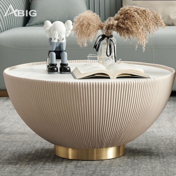 Bàn sofa tròn sang trọng BT033 Bàn sofa tròn sang trọng BT033
