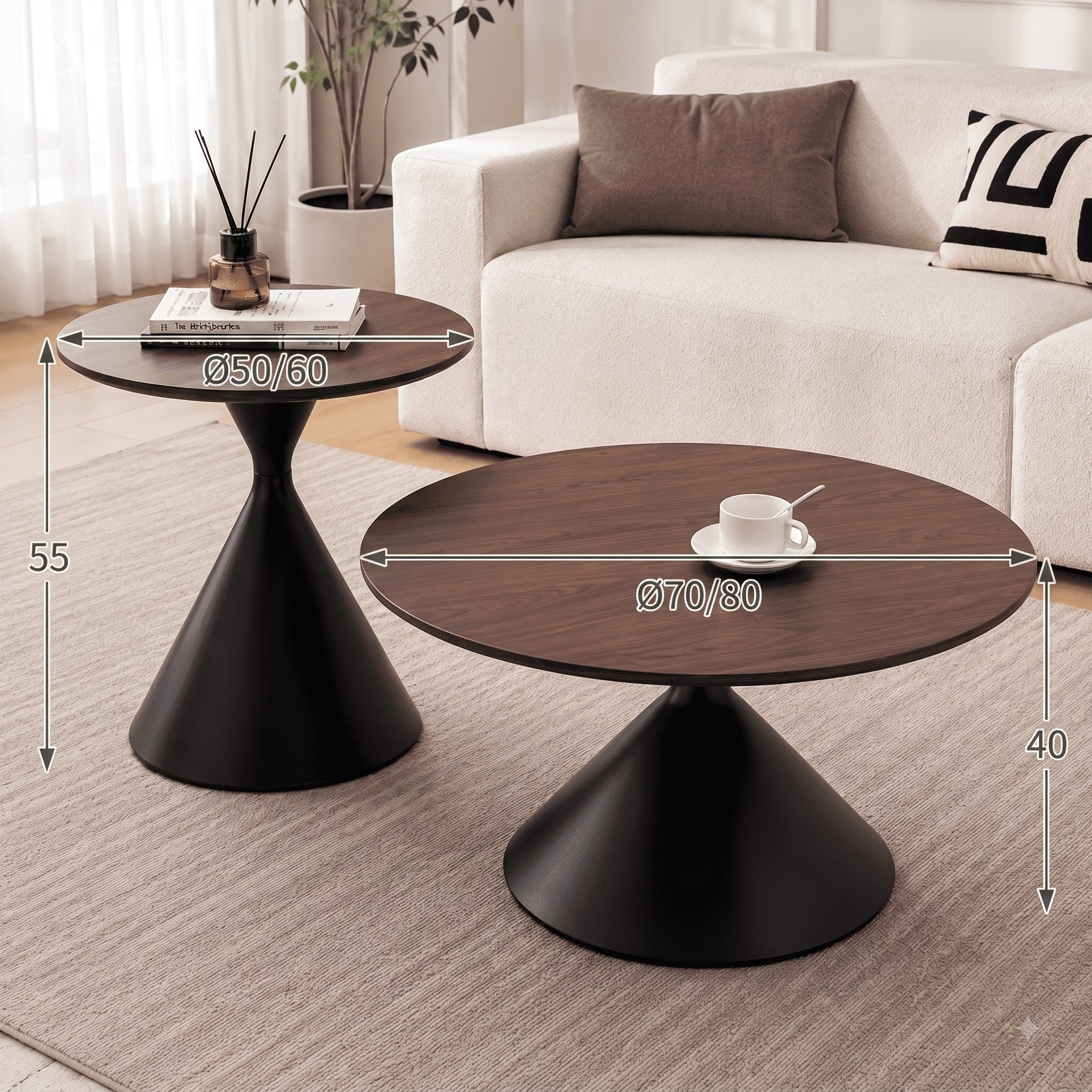 Không gian sử dụng bàn trà BT048A