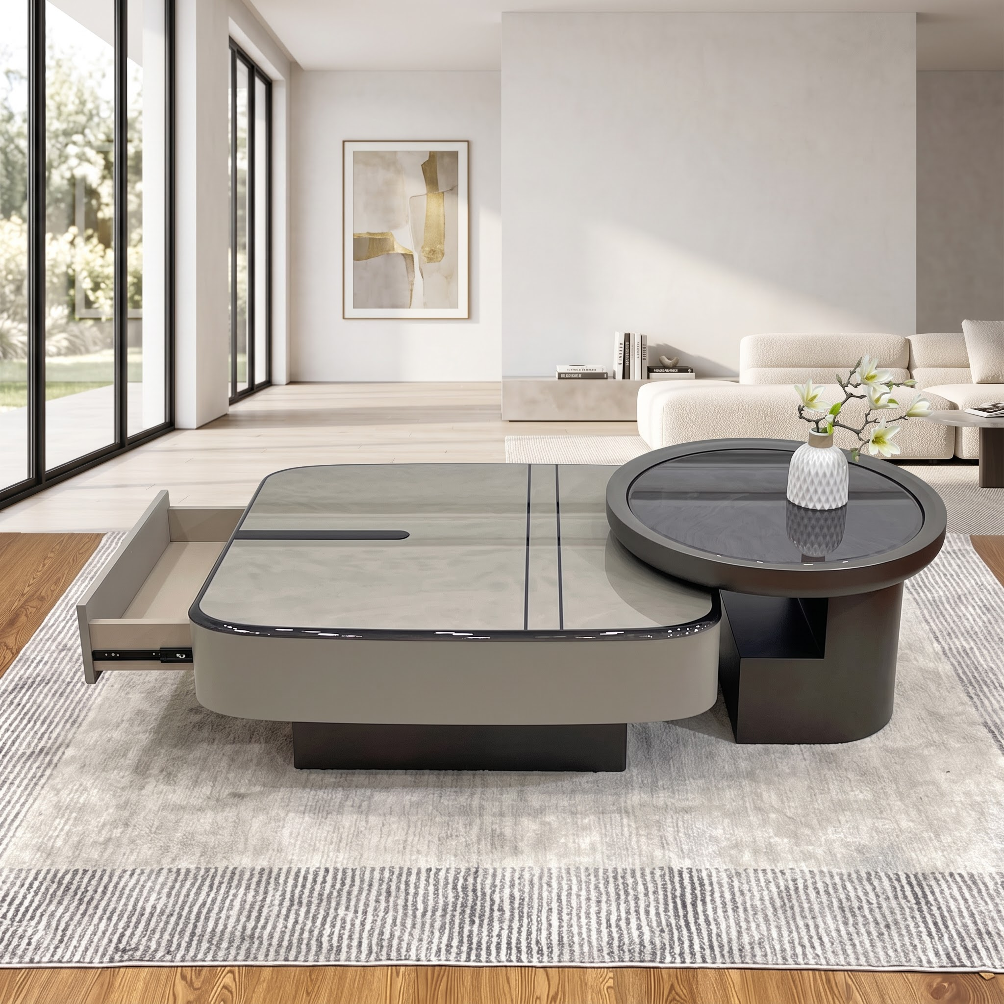 Bàn trà sofa nhập khẩu BT062 Bàn trà sofa nhập khẩu BT062 - góc nhìn chi tiết