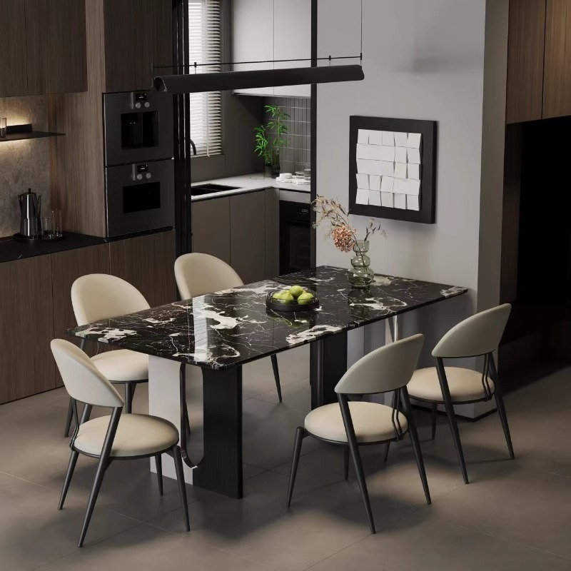 Chi tiết chất liệu Bộ bàn ăn nhập khẩu 6 ghế ăn cao cấp HAC-042