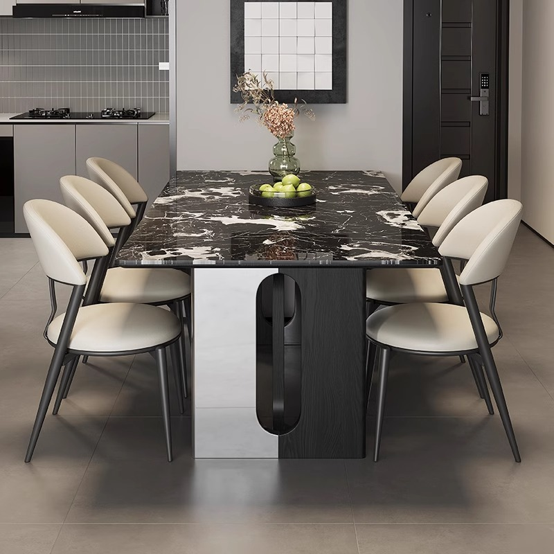 Bộ bàn ăn nhập khẩu 6 ghế ăn cao cấp HAC-042