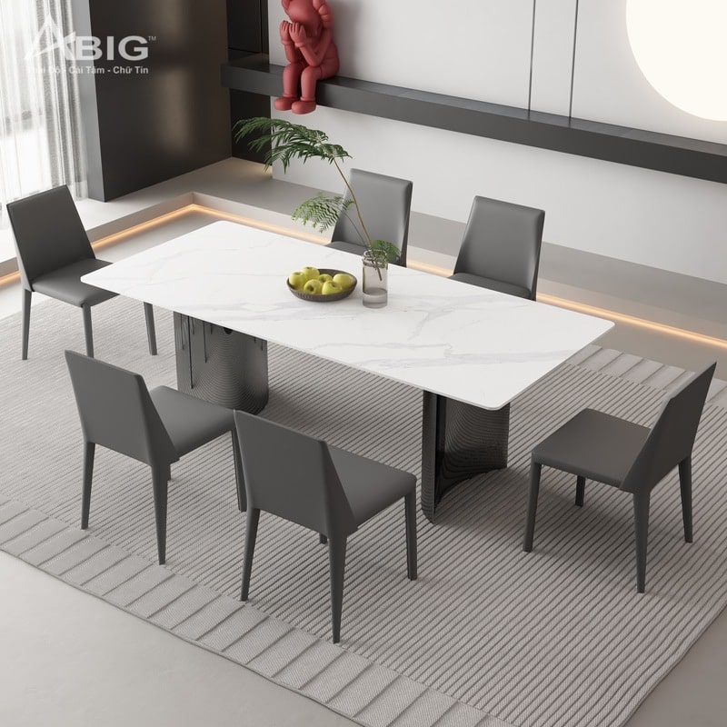 Bộ bàn nhập khẩu 6 ghế ăn hiện đại HAC-003