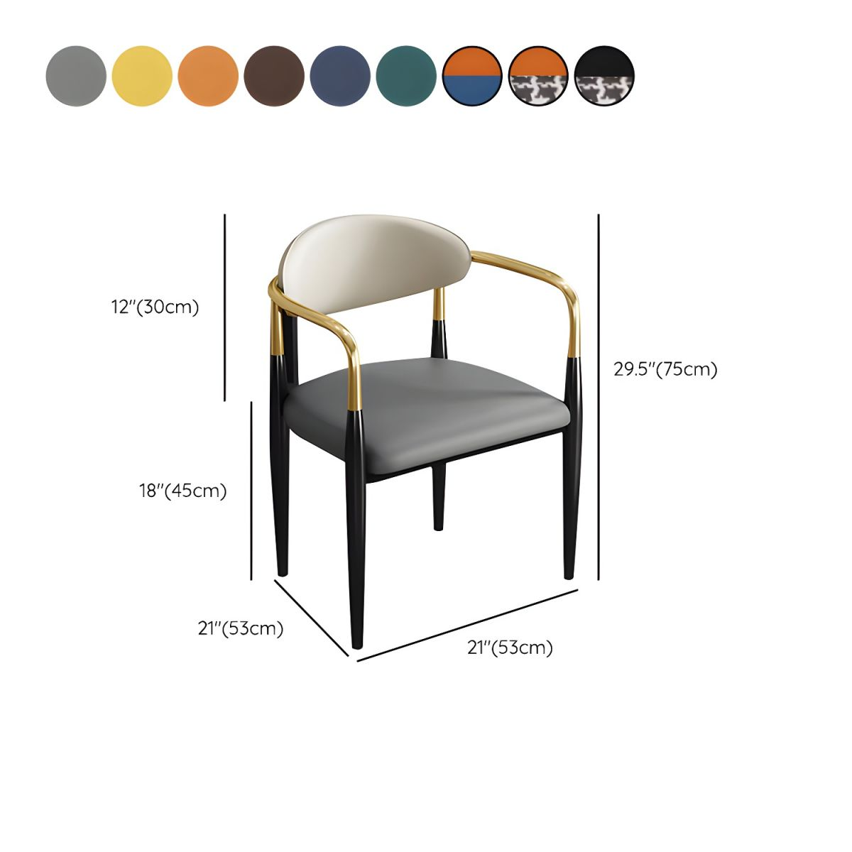 Ghế ăn cao cấp bọc da CP104 - hình ảnh 2