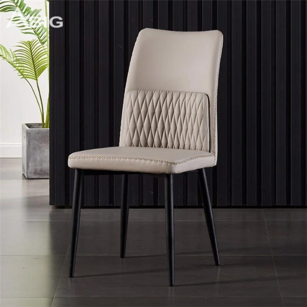 Ghế ăn đẹp bọc da chân sắt GW039 - góc nhìn 2 Ghế ăn đẹp bọc da chân sắt GW039 - hình ảnh 2
