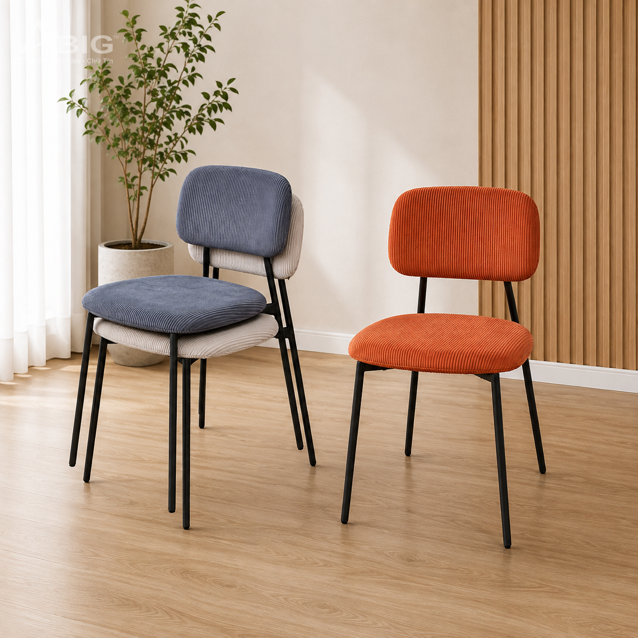 Ghế ăn đẹp hiện đại XN012 Ghế ăn đẹp hiện đại XN012 - chi tiết kiểu dáng và bề mặt hoàn thiện