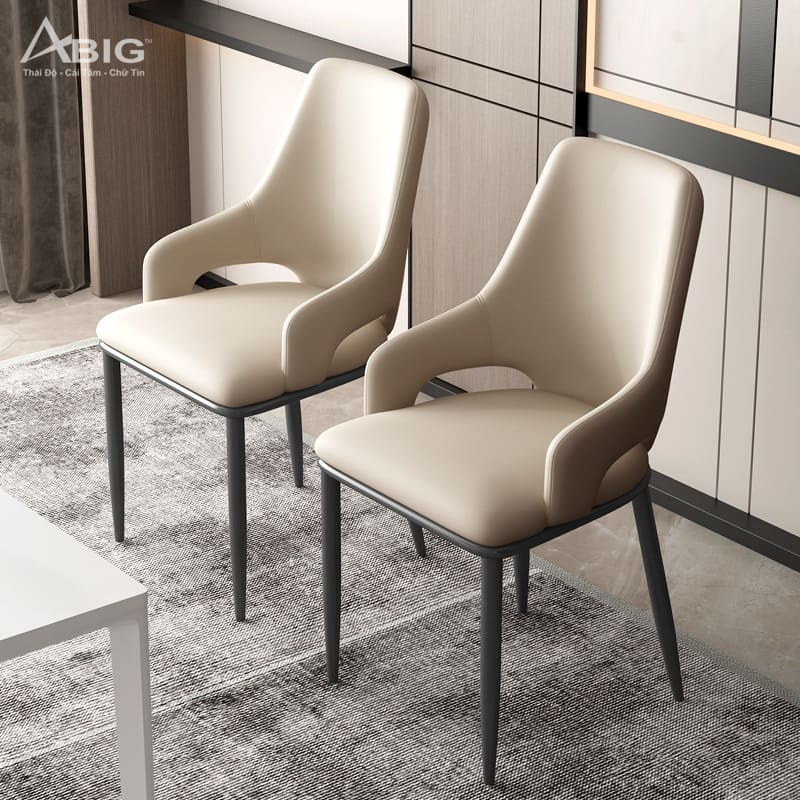 Ghế ăn Luxury bọc da CP103 - hình ảnh 1