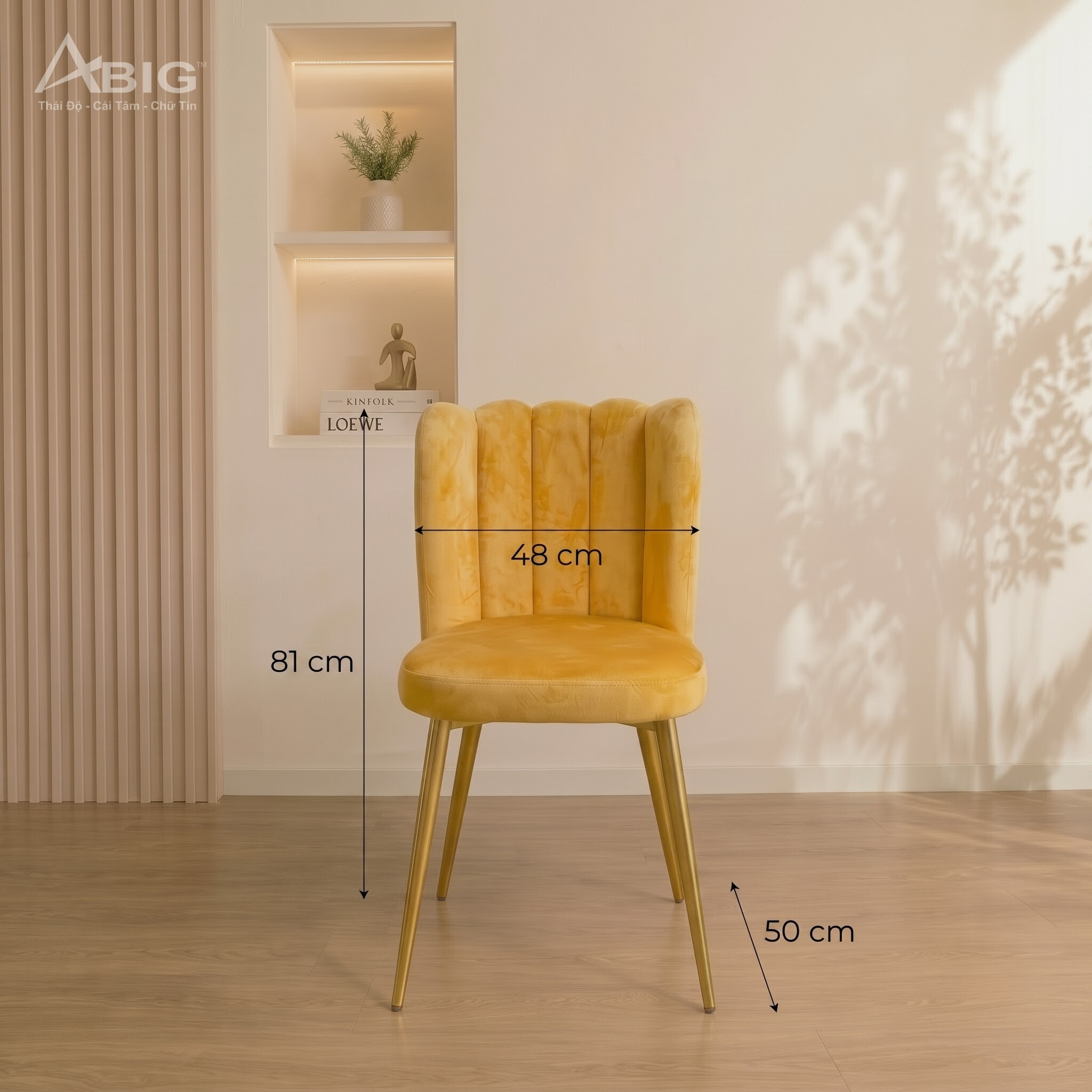 Ghế ăn nhập khẩu bọc vải nhung XN011 Ghế ăn nhập khẩu bọc vải nhung XN011 - chi tiết kiểu dáng và bề mặt hoàn thiện