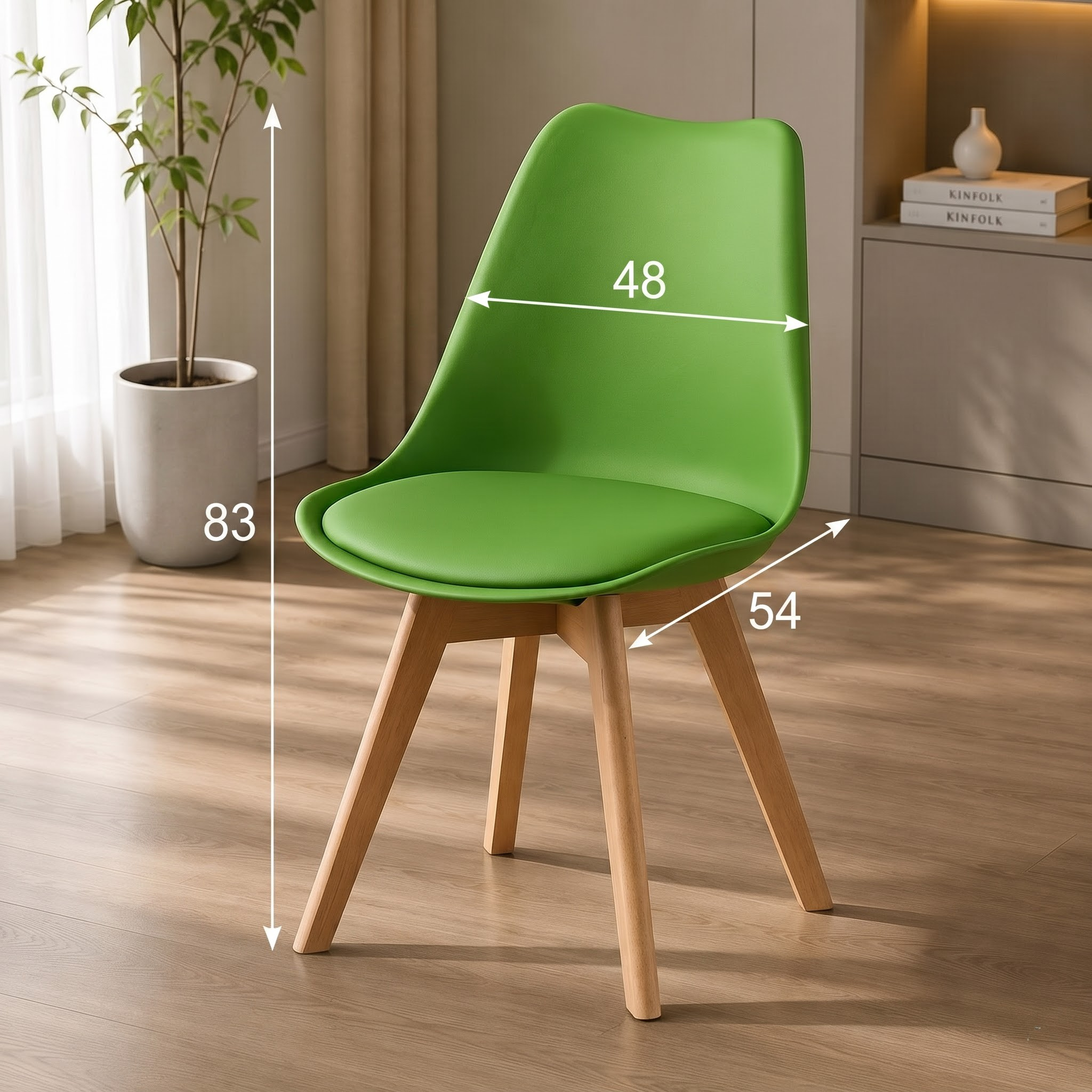 Thông tin XN027 Kích thước Ghế ăn nhựa hiện đại XN027 Rộng 48 × Sâu 54 × Cao 83 cm
