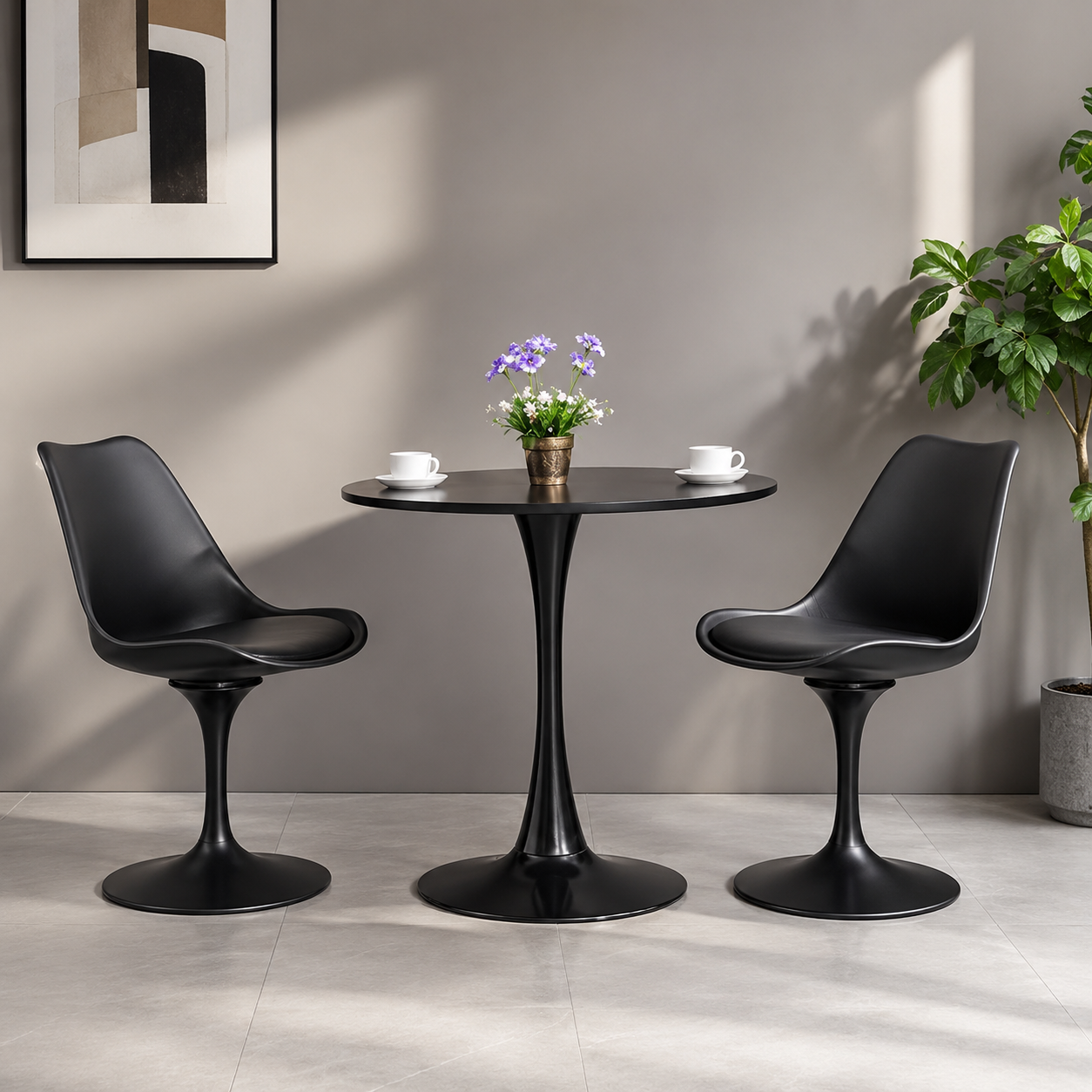 Ghế ăn Tulip XN040 trong không gian nội thất hiện đại