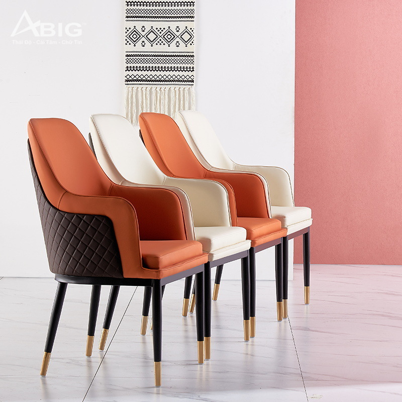Ghế bàn ăn cao cấp Luxury CP111 - chi tiết kiểu dáng và bề mặt hoàn thiện