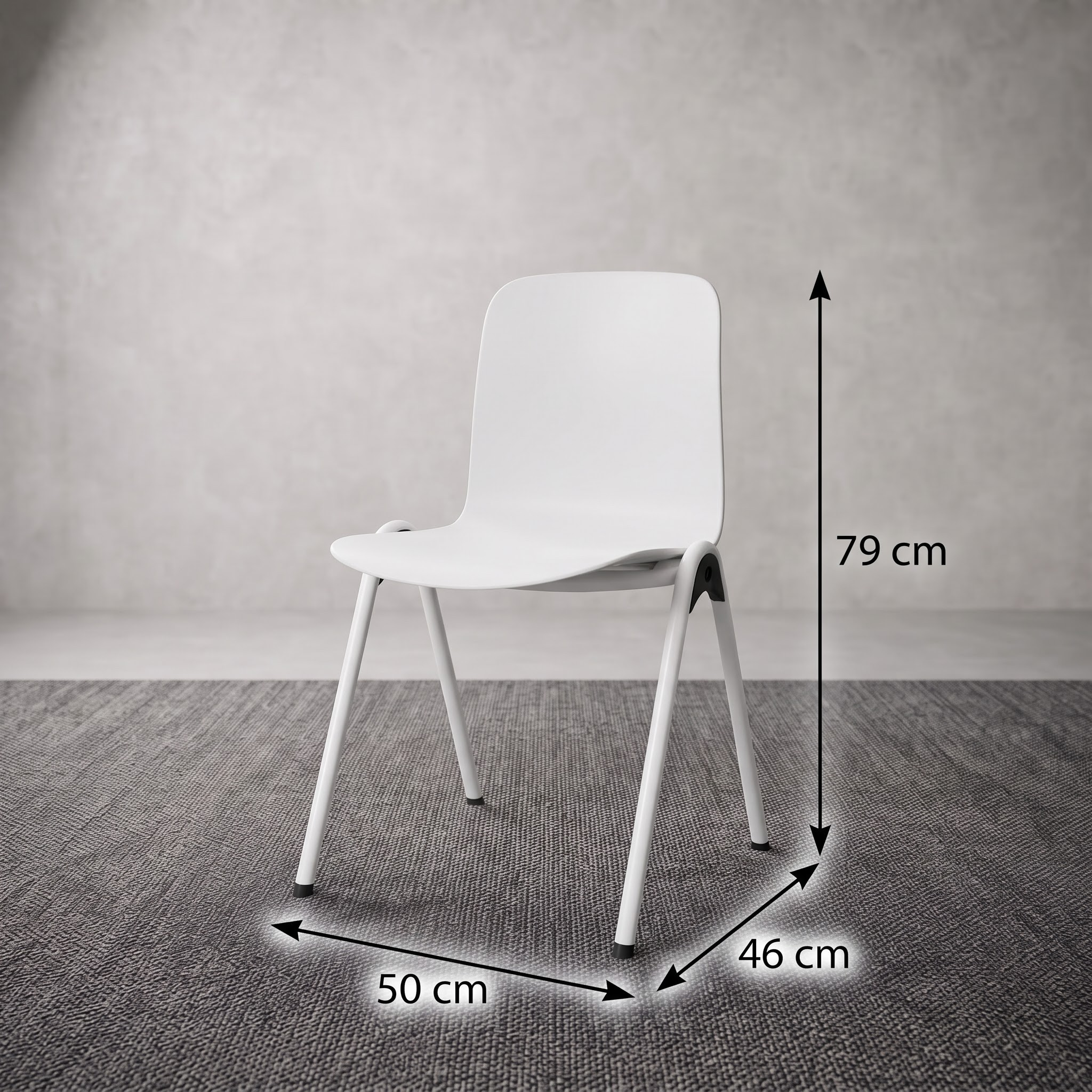 Thông tin XN032 Kích thước Ghế cafe nhựa hiện đại XN032 Rộng 46 × Sâu 50 × Cao 79 cm