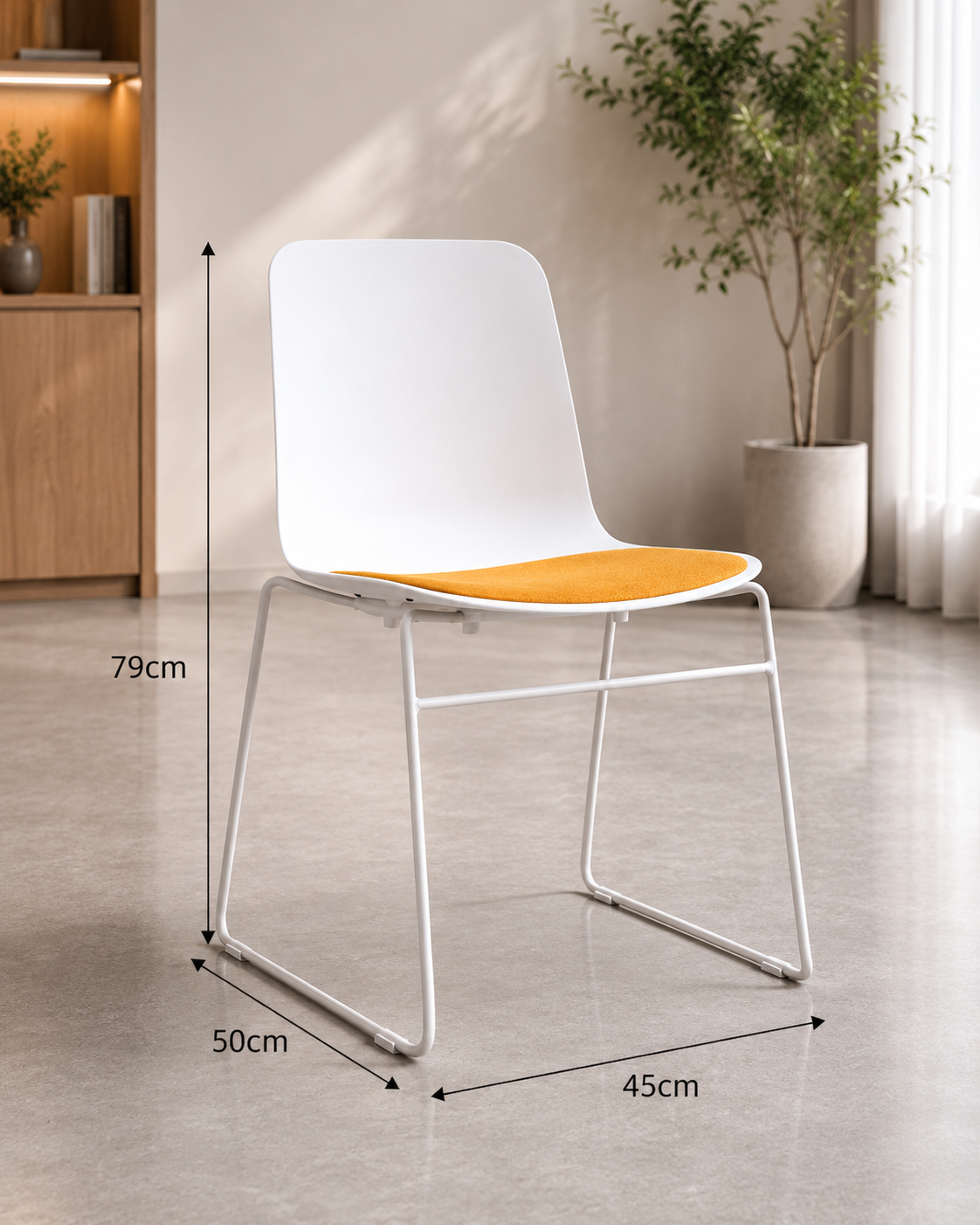 Kích thước và chi tiết Ghế cafe văn phòng XN033