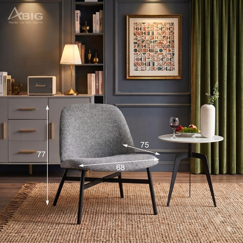 Kích thước ghế đơn thư giãn GS001
