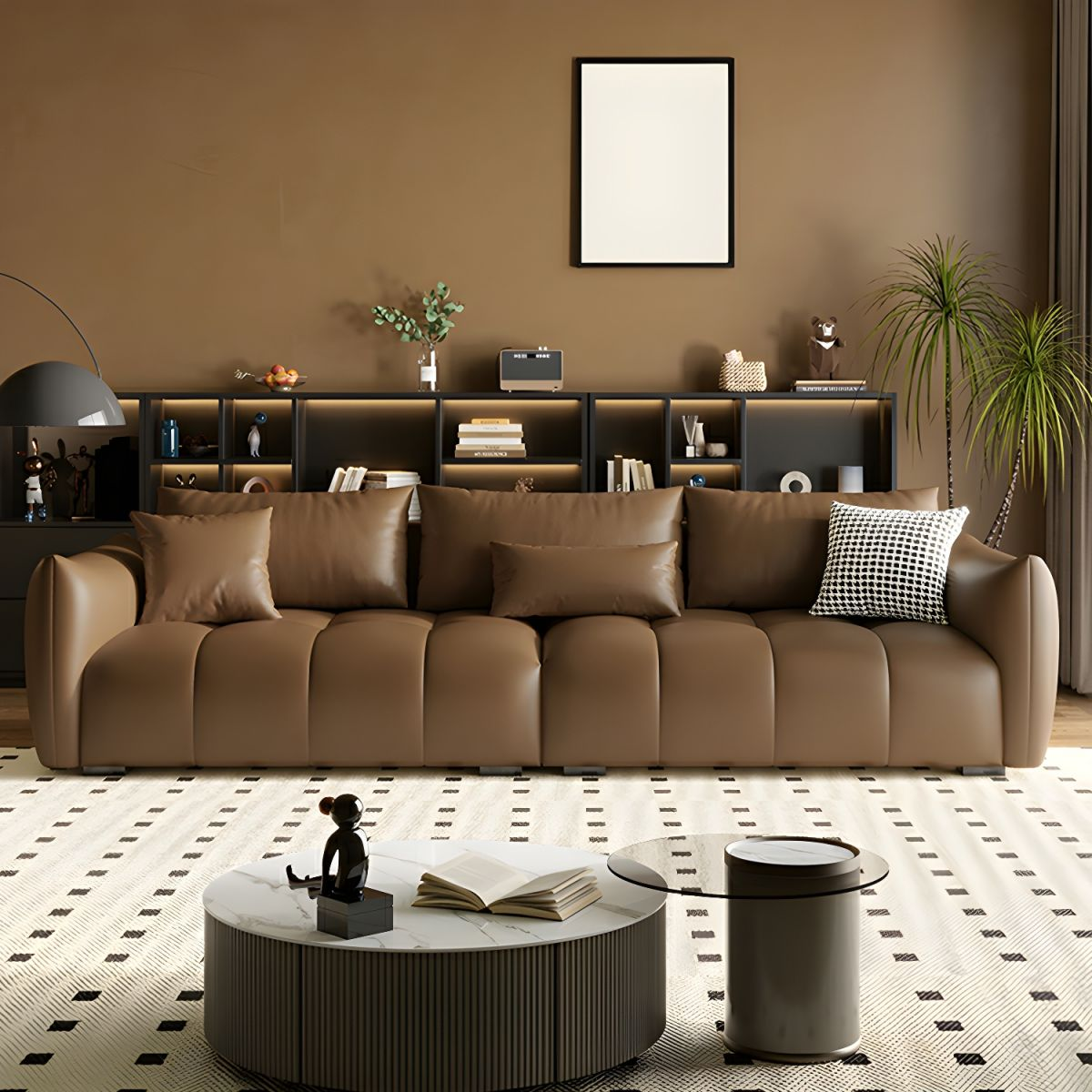Ghế sofa băng bọc da S40 Ghế sofa băng bọc da S40 - hình ảnh tổng thể