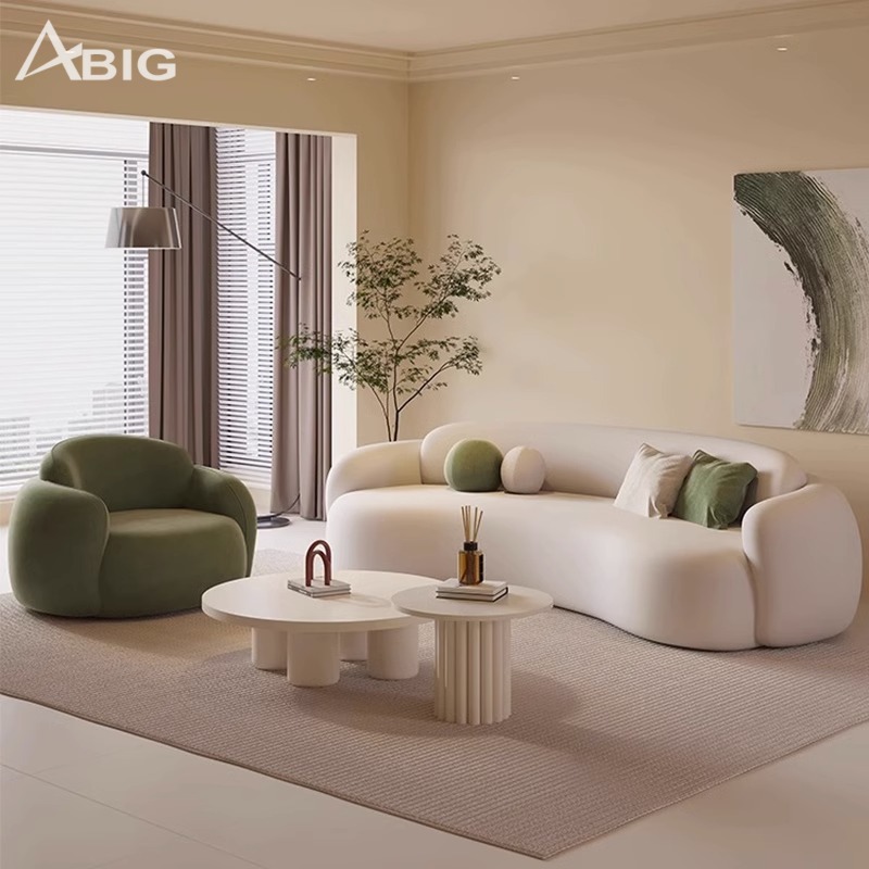 Ghế sofa băng dài cong hình chữ U hiện đại S12 Ghế sofa băng dài cong hình chữ U hiện đại S12 - hình ảnh tổng thể