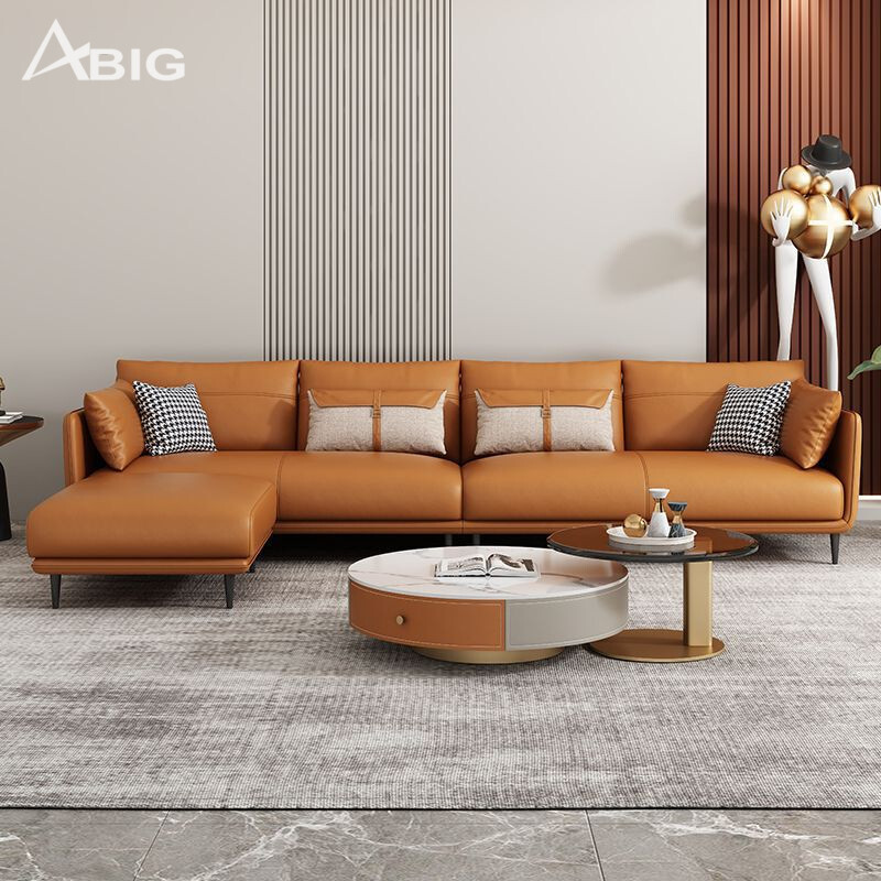Hình ảnh tổng thể Ghế sofa chữ L đẹp cho phòng khách S57 Hình ảnh tổng thể Ghế sofa chữ L đẹp cho phòng khách S57