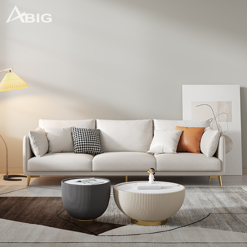 Hình ảnh tổng thể Ghế sofa da 3 chỗ cho phòng khách chung cư S58 Hình ảnh tổng thể Ghế sofa da 3 chỗ cho phòng khách chung cư S58