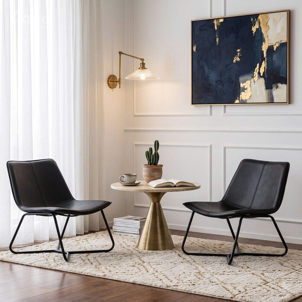 Kích thước ghế sofa đơn bọc da GS003