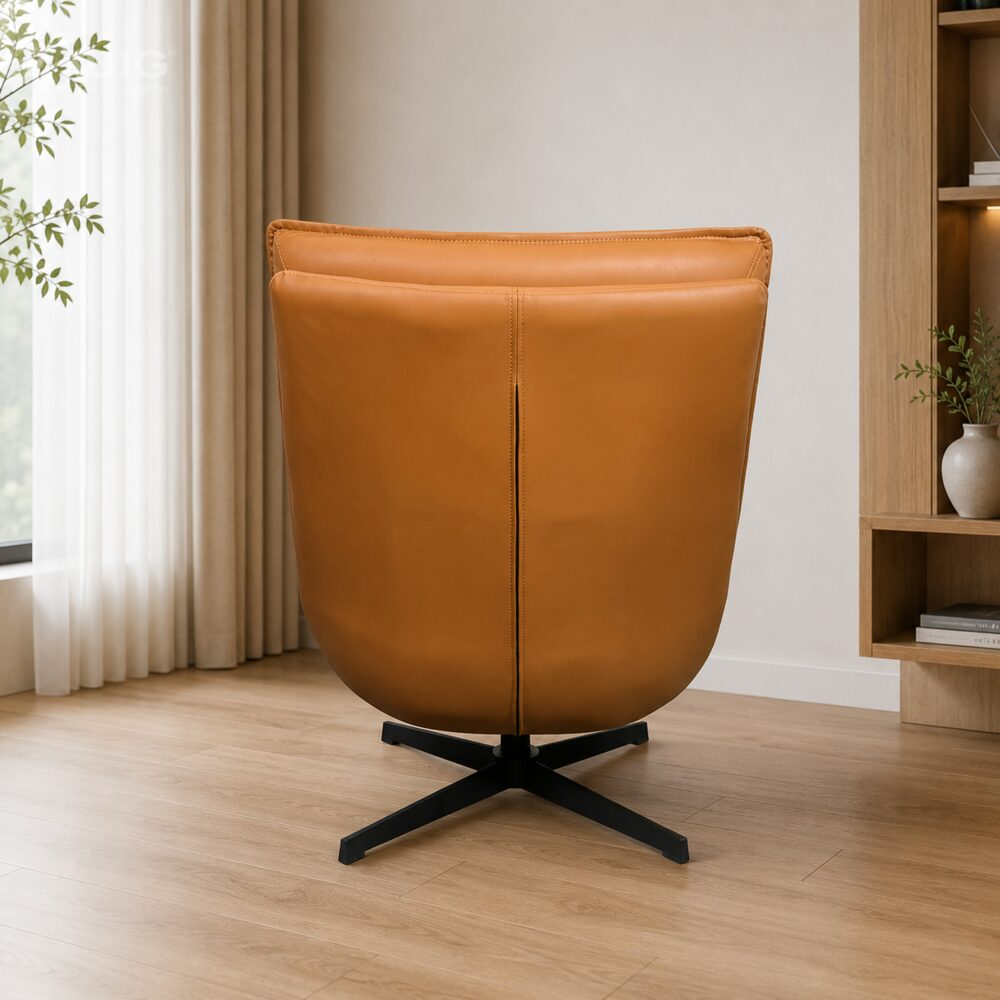 Ghế sofa đơn xoay GS008 phối cùng bàn trà