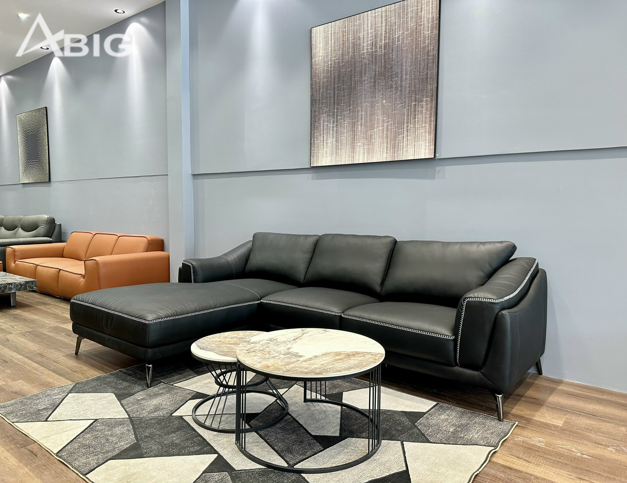 Ghế sofa phòng khách góc L S02 Ghế sofa phòng khách góc L S02 - hình ảnh tổng thể