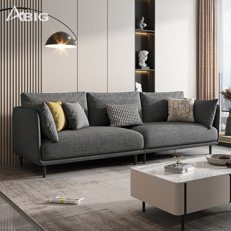 Ghế sofa vải bố sang trọng cho chung cư S09 Ghế sofa vải bố sang trọng cho chung cư S09 - hình ảnh tổng thể