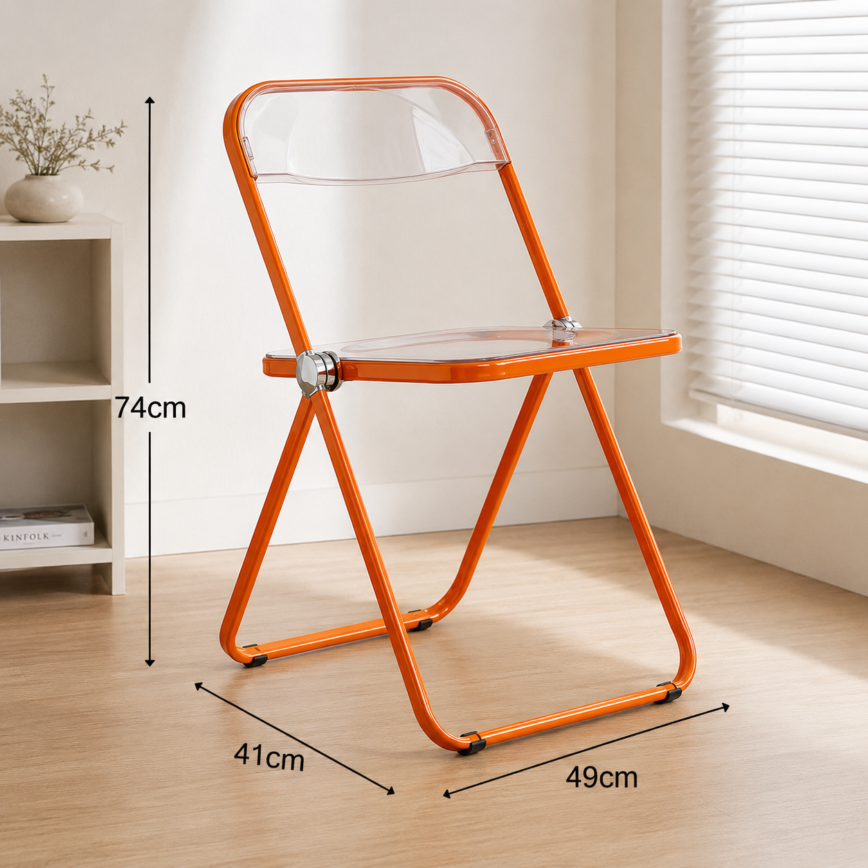 Kích thước và chi tiết Ghế xếp nhựa XN039