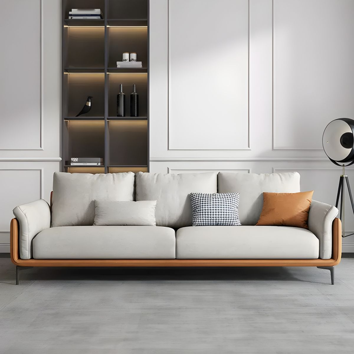 Sofa đẹp bọc da hiện đại S39 Sofa đẹp bọc da hiện đại S39 - góc nhìn chi tiết