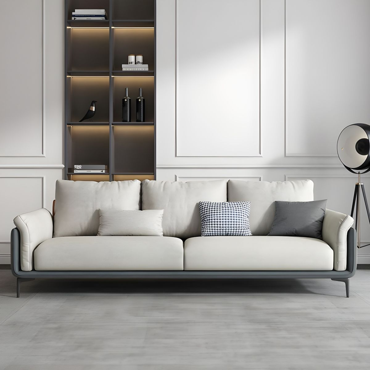 Sofa đẹp bọc da hiện đại S39 Sofa đẹp bọc da hiện đại S39 - hình ảnh tổng thể