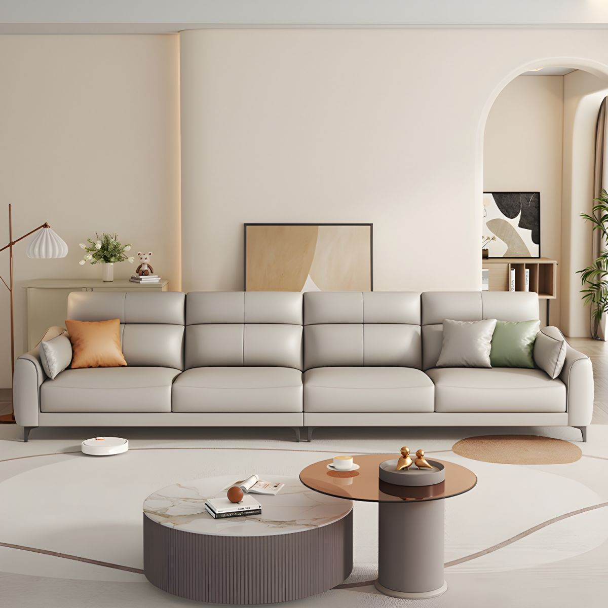 Sofa hiện đại 4 chỗ ngồi S45 Sofa hiện đại 4 chỗ ngồi S45 - hình ảnh tổng thể