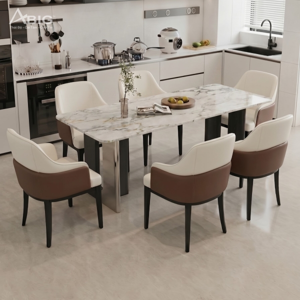 Bộ bàn Luxury 6 ghế ăn nhập khẩu BL029