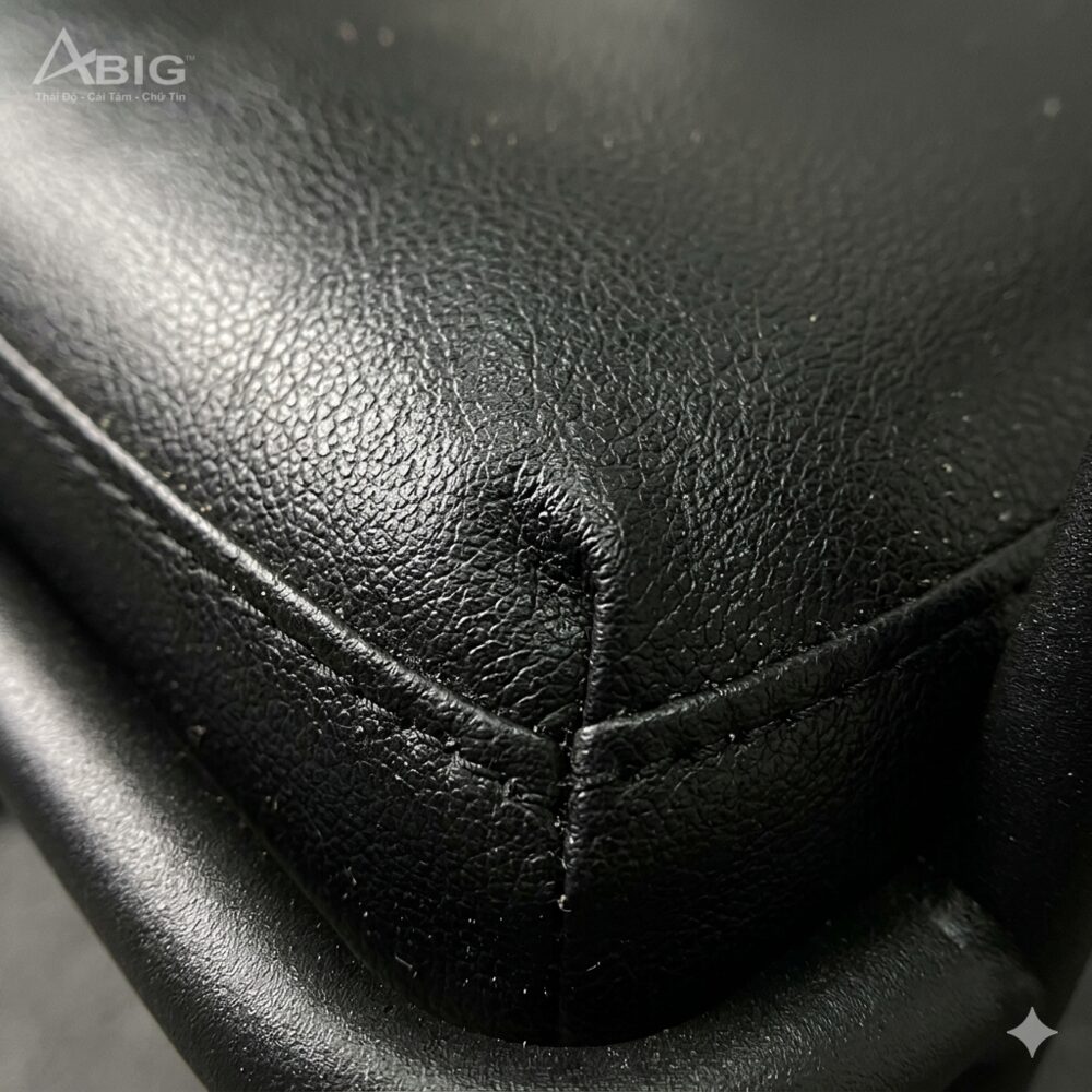 Chi tiết bề mặt da ghế sofa đơn GS005